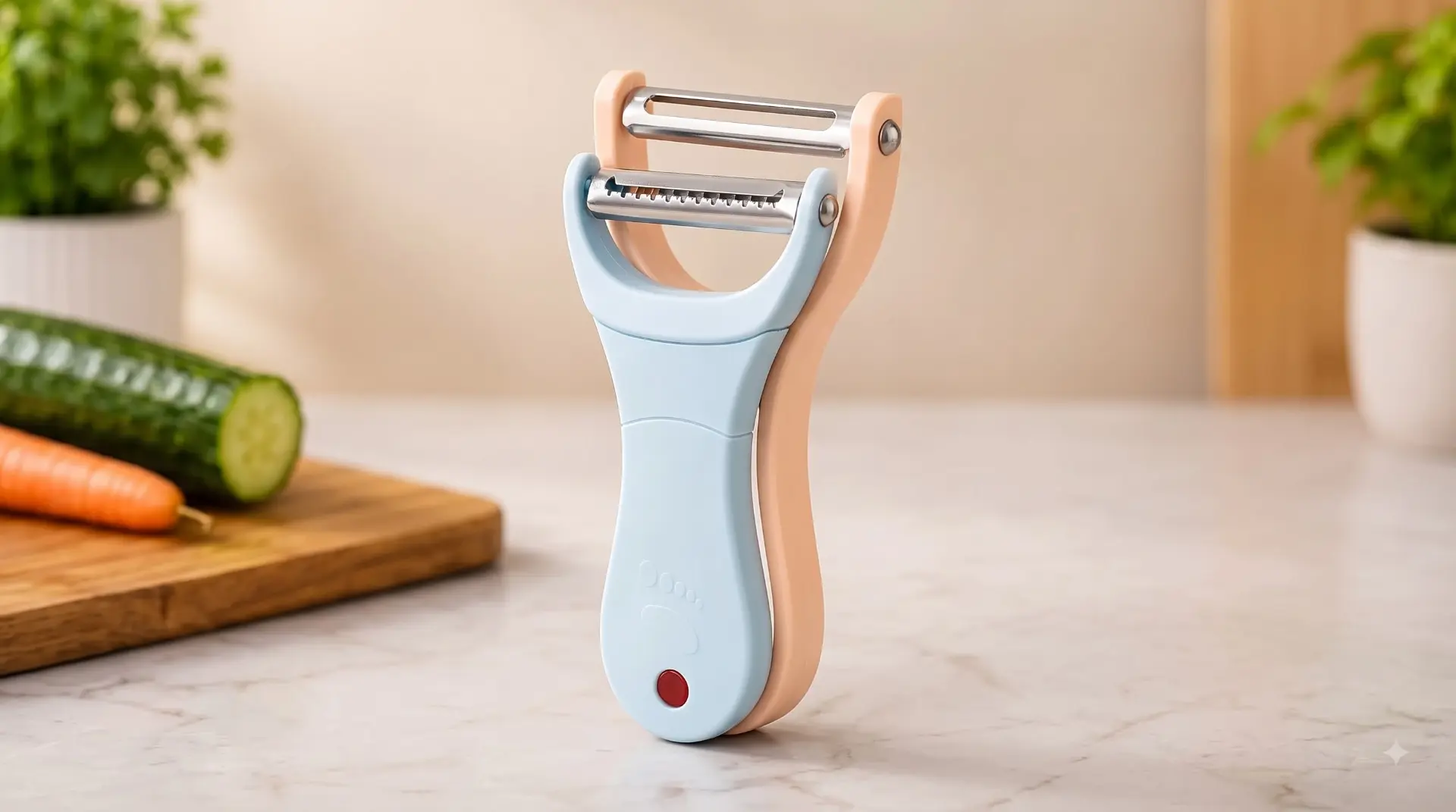 Y Shaped Dual Peeler